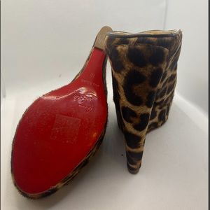Louboutin Cheetah Wedges